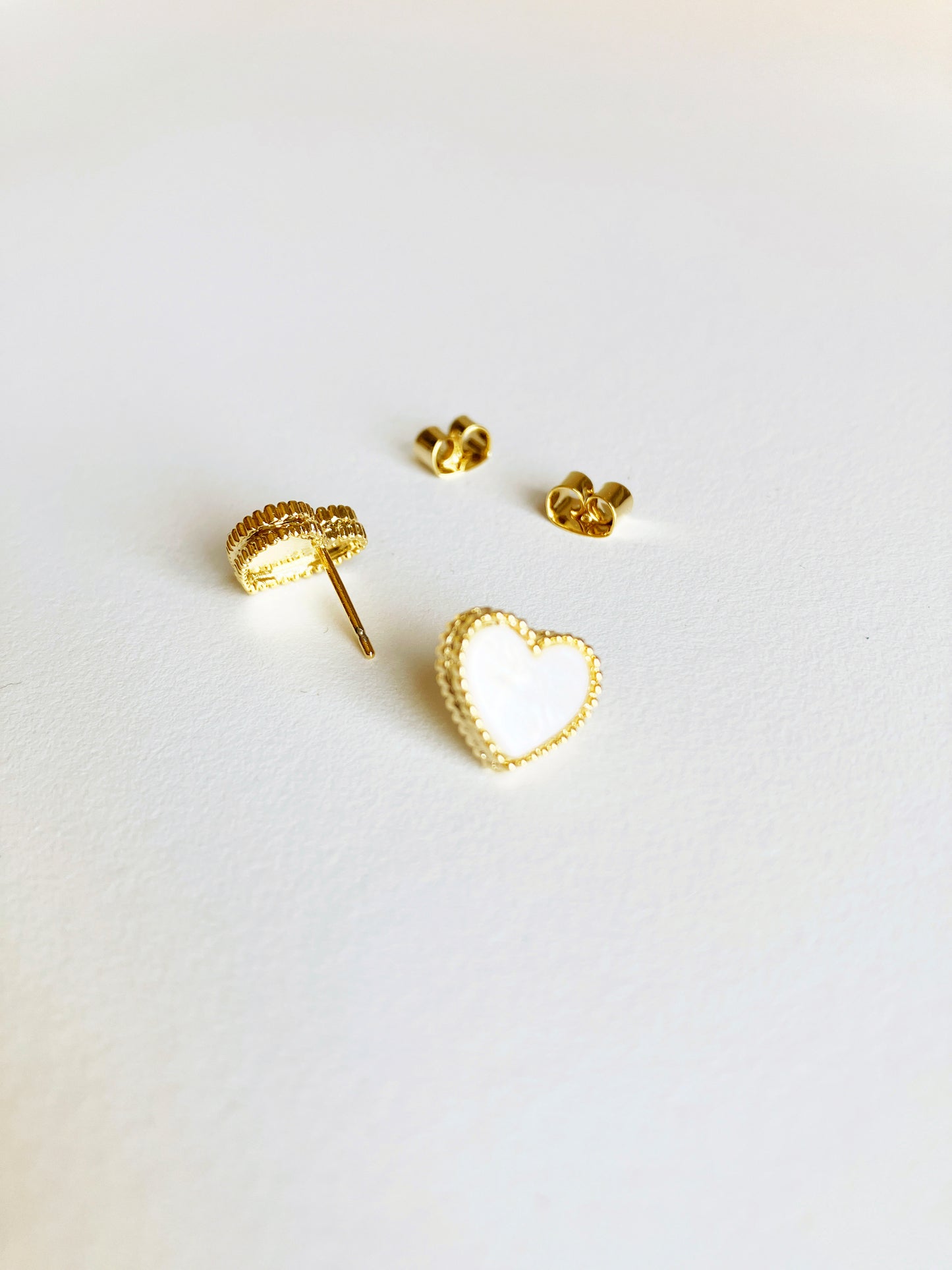 Mother of Pearl Darling Earrings in Gold