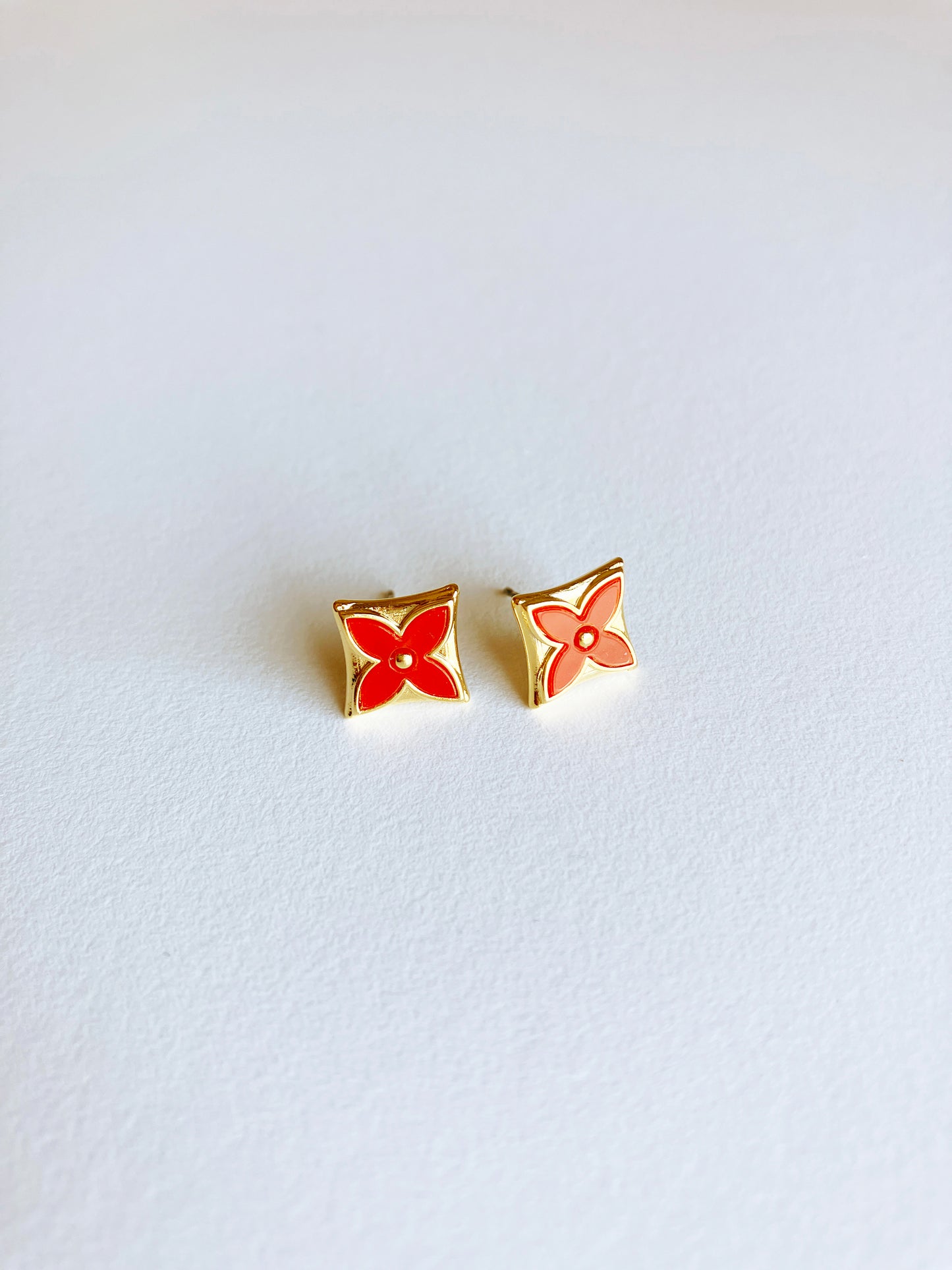 Carnelian Starflower Earrings