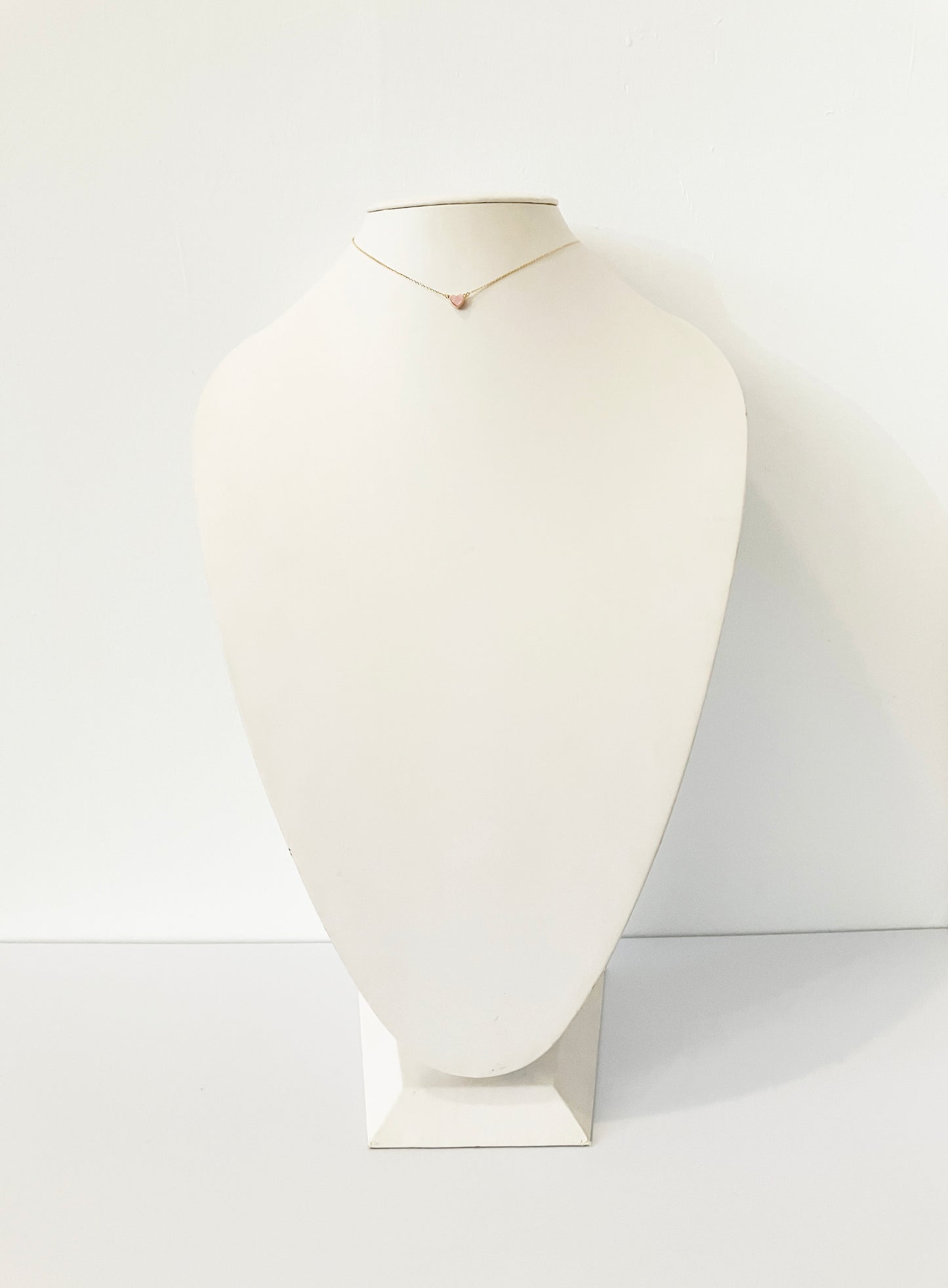 Candy Heart Necklace in Pink Mother of Pearl