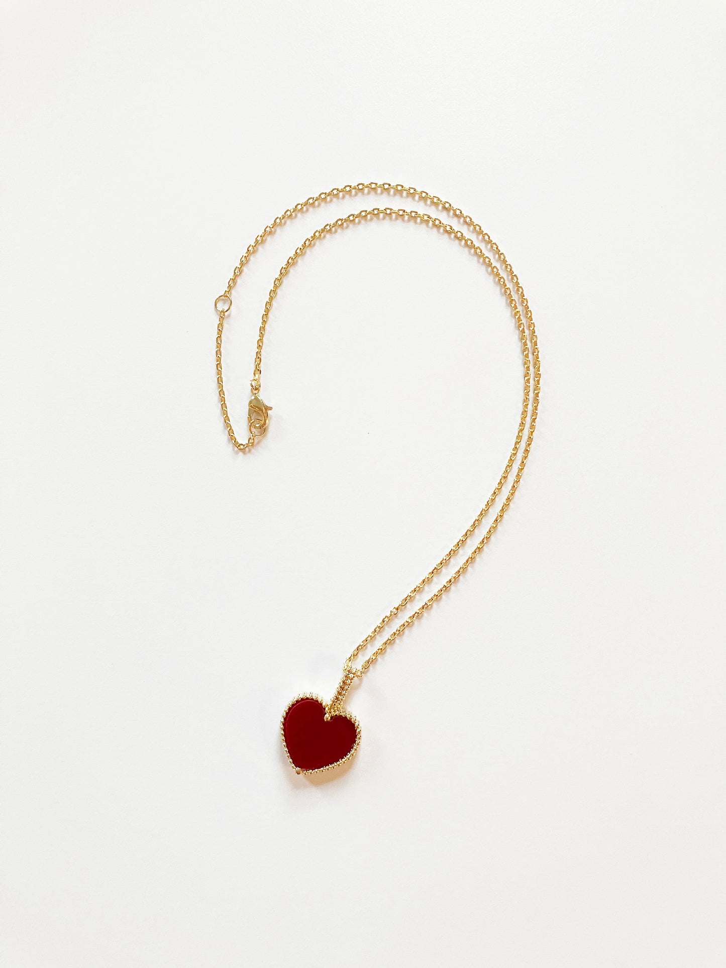 Carnelian Heart Pendant