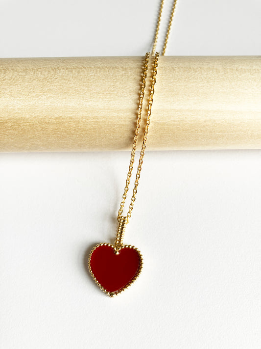 Carnelian Heart Pendant