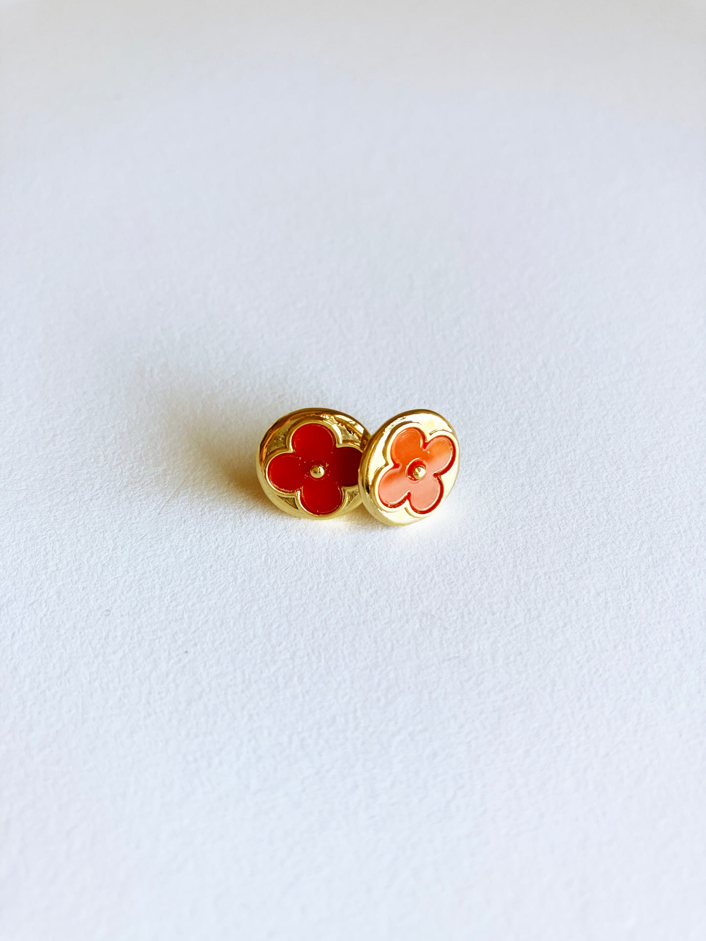 Carnelian Moonflower Earrings