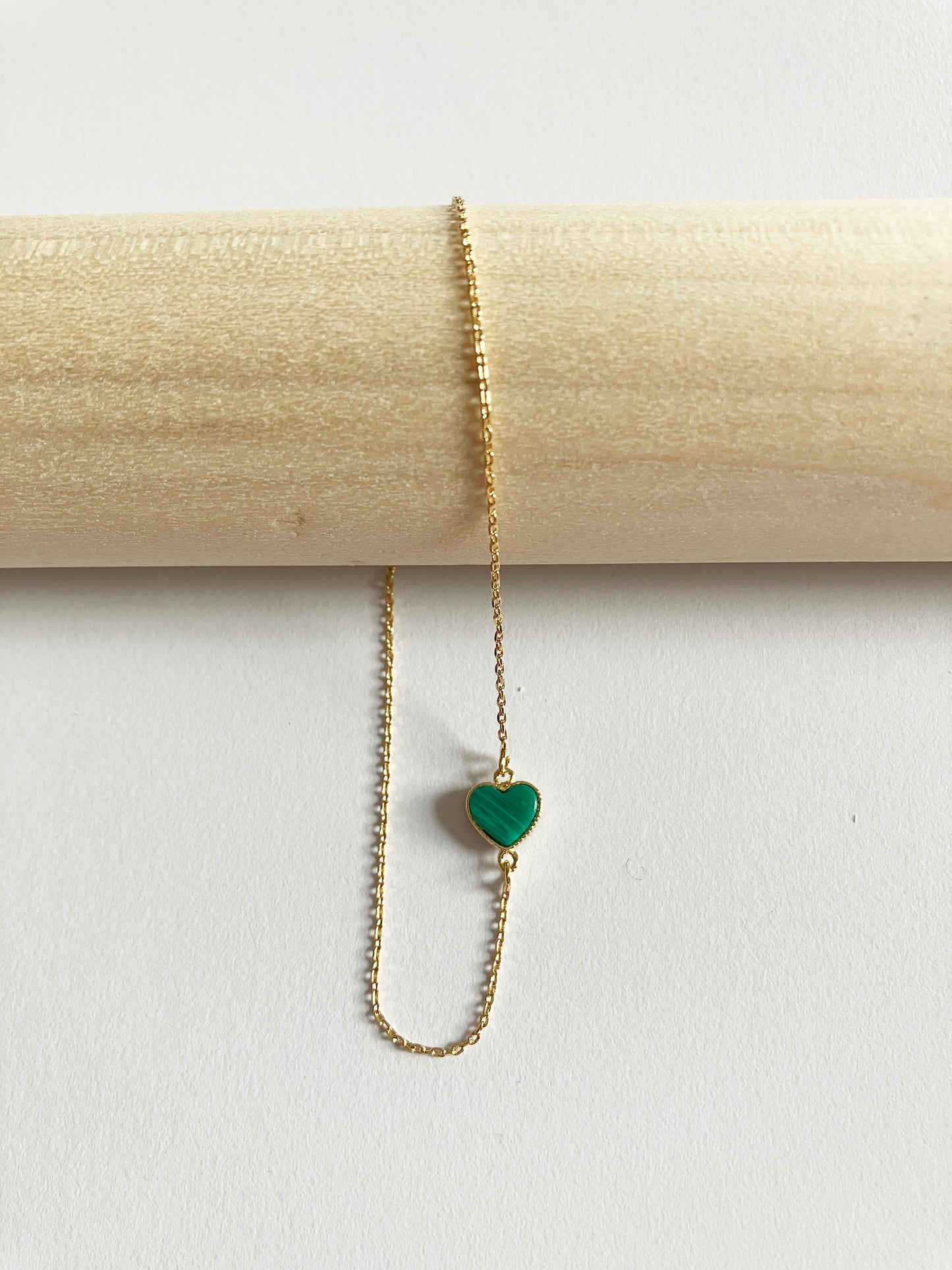 Malachite Sweetheart Bracelet