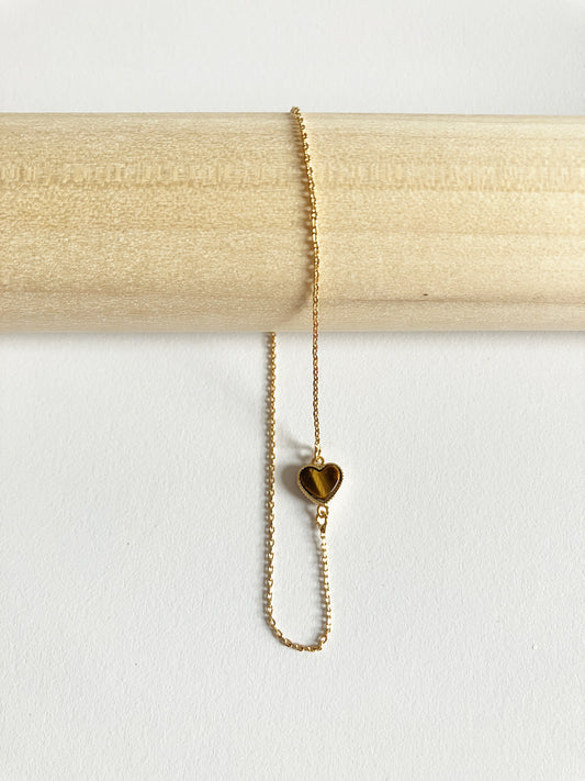 Tiger Eye Sweetheart Bracelet