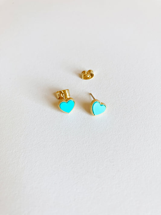 Turquoise Sweetheart Earrings