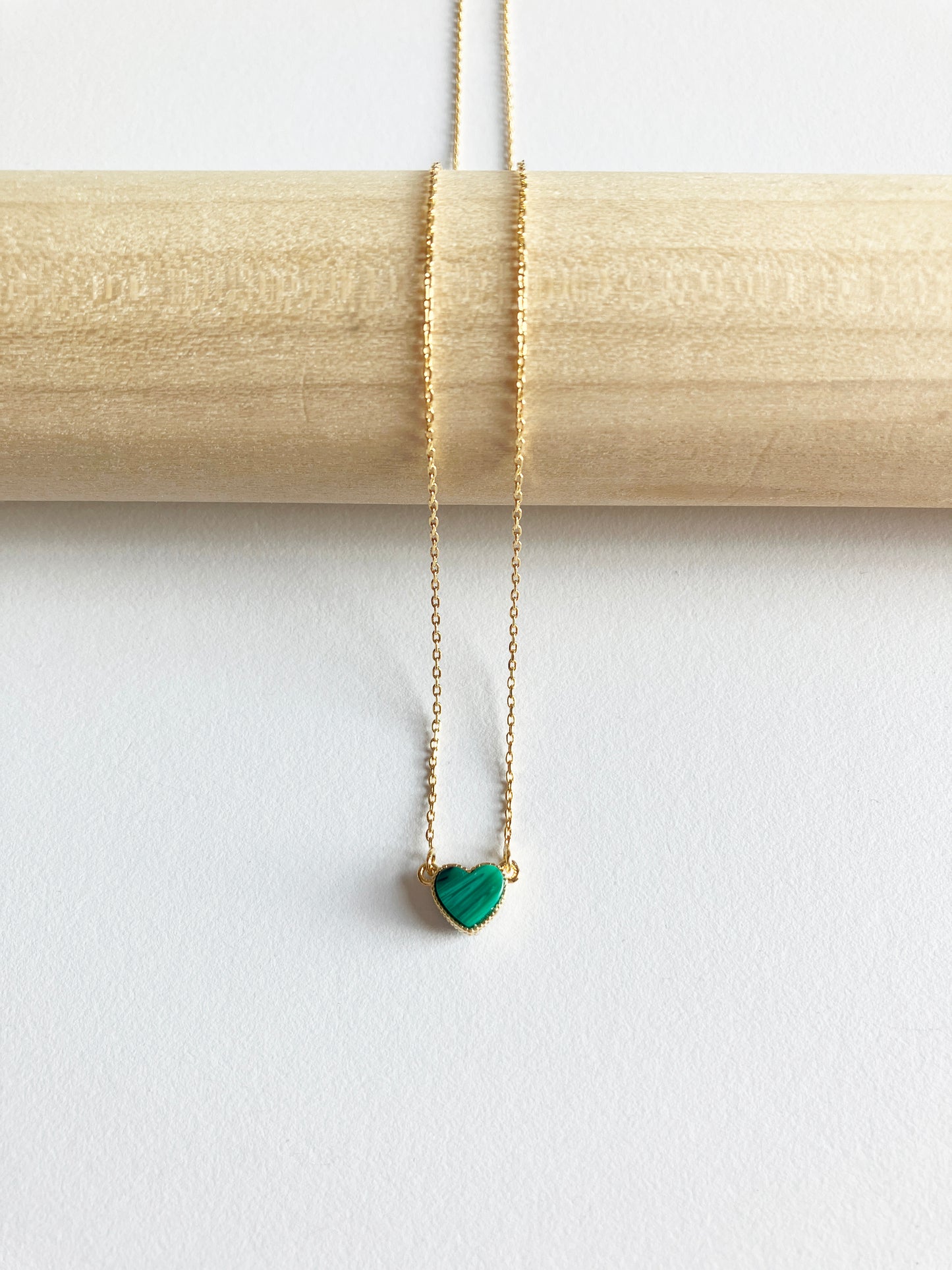 Malachite Sweetheart Necklace