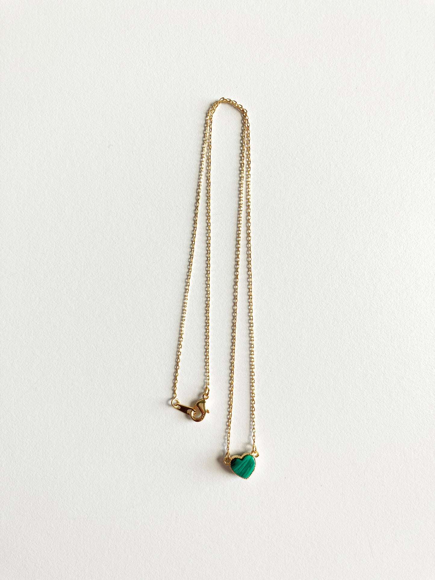 Malachite Sweetheart Necklace